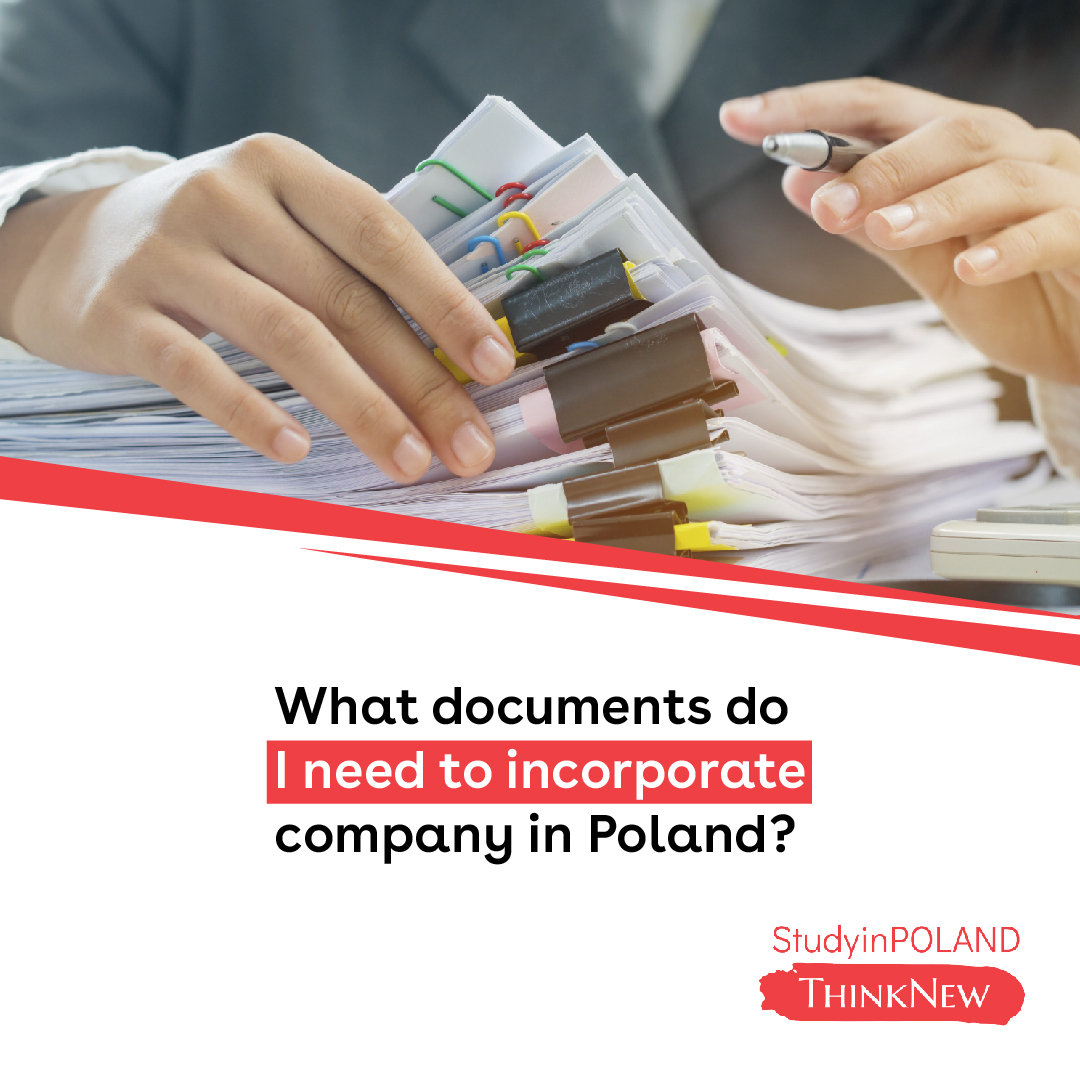 What documents do I need to incorporate company in Poland?